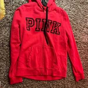 PINK zip hoodie